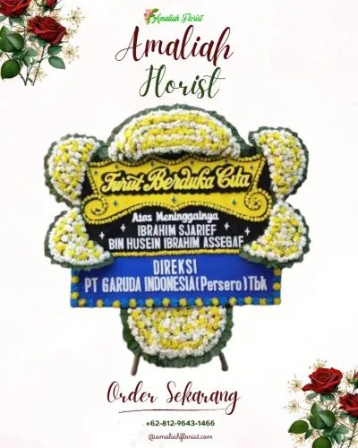 Papan Bunga Duka di Karangduren