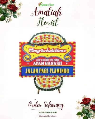 Bunga Papan Congratulation di Karangduren